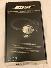 Bose QC3 Quiet Comfort Acoustic Noise Cancelling Headphones. New never used.