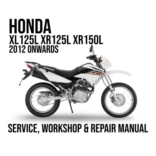 Honda xr125 xl125 - honda, 2012