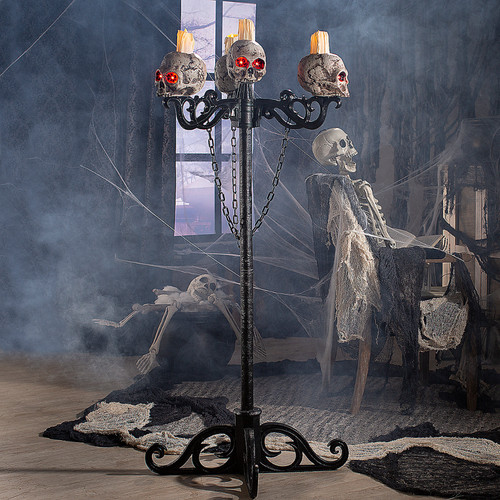 Halloween prop light skull - halloween,