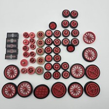 Lego Vintage 52 Piece Wheels For Cars / Trains Pieces