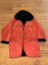 Red  jean guise lambskin faux
