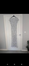 Rat & Boa White Polka Dot Maxi Dress XL Good Condition