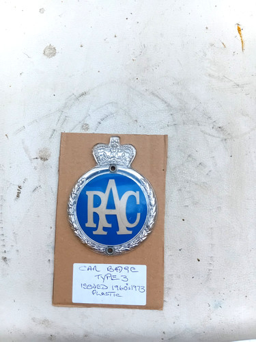 Vintage car badge a c - vintage, r