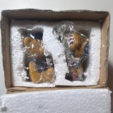 Patriotic Resin Bear Figurine