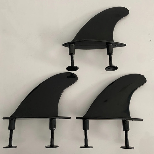 Soft surfboard fins set - surfboard,
