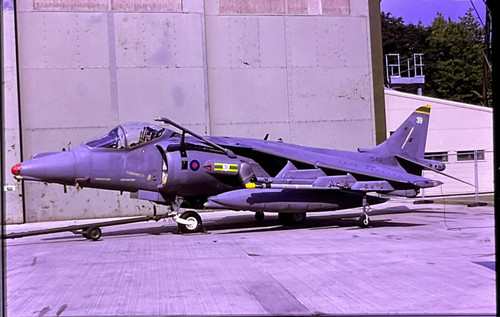 Harrier military aircraft - ,