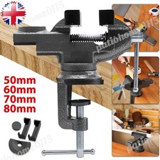 50/60/70/80 mm 360º Swivel Table Bench Vice Clamp Mini Vise Anvil Woodwork Tool