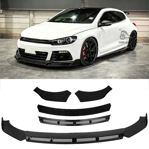 Gloss black front bumper - front,