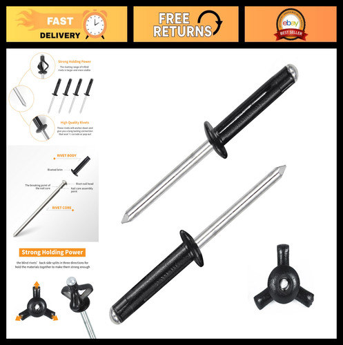 Tri fold rivets assortment - rivets,