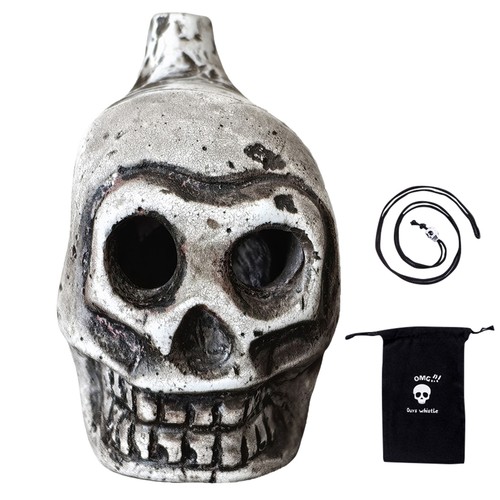 Aztec whistle skull spooky - aztec,