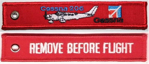 Cessna 206 keychain - cessna,