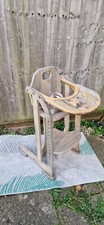 baby weavers sit feeding chair todler Baby Highchair wooden vintage old