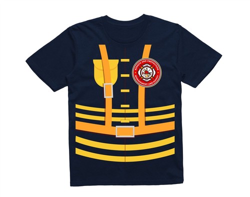 Kids fireman costume shirt - kids,