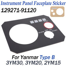 For Yanmar Faceplate Cover Instrument Panel Type B Engine 3YM30, 3YM20, 2YM15