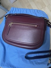 Smythson leather Bag burgundy 