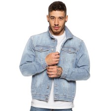 Enzo Mens Denim Jacket Classic