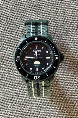 New blancpain swatch - new, scuba