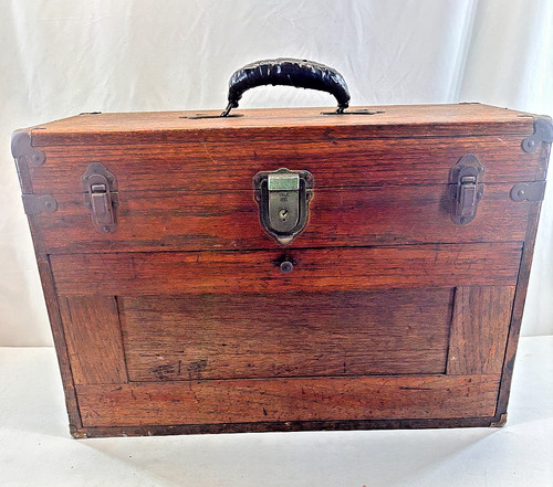Antique oak machinist - antique,