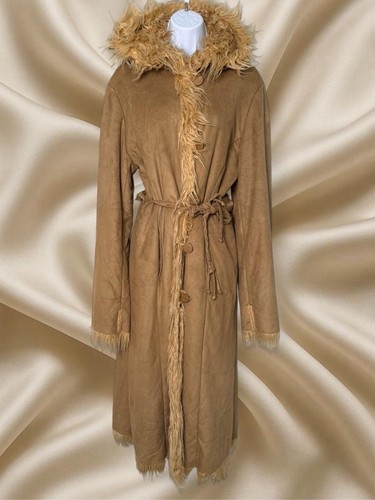 Vintage faux shearling fur - vintage,