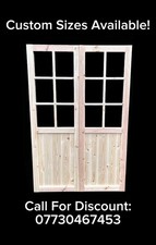 6 Pane Summerhouse Doors /