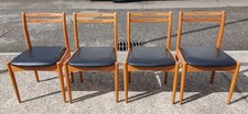 VINTAGE SET OF 4 TEAK CHAIRS