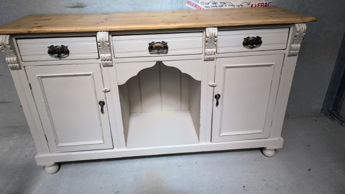 Antique solid wood sideboard - antique,