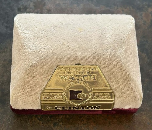 Vintage clinton watch - watch, box