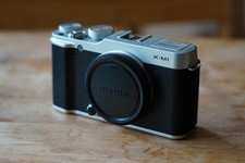 Fujifilm X-M1 16.3MP Digital Camera, Silver + OEM Charger + Spare Battery