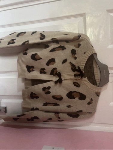 Kids animal print - print, cardigan