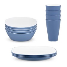 12 Piece Dinner Set 4 Plates 9