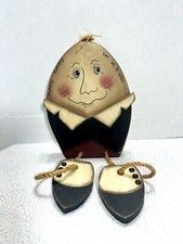 Vintage Handmade Wooden Humpty