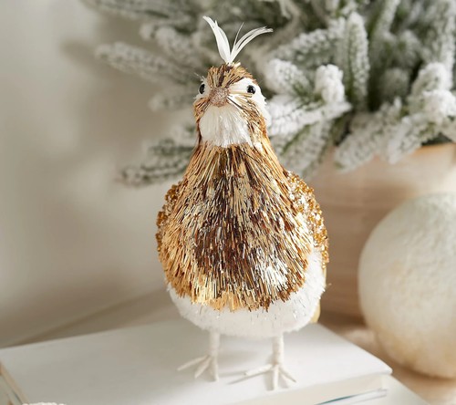 Martha stewart glittered quail - martha,