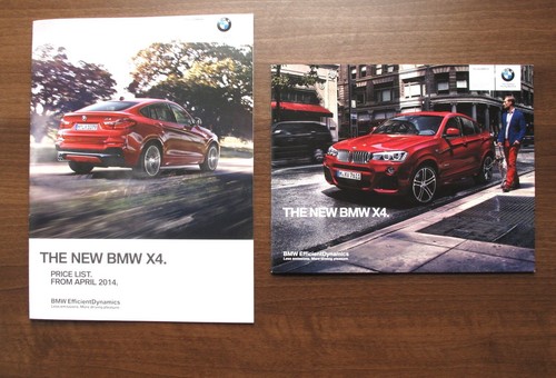 Bmw launch brochure and - bmw, x4