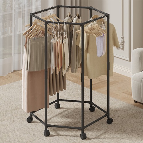 Rolling mobile clothes coat - rolling,