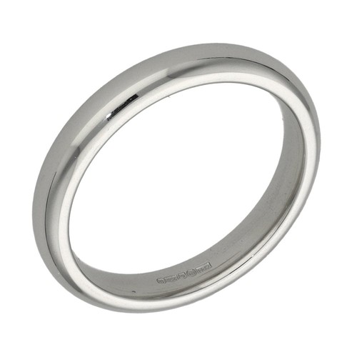 Ladies platinum 3mm heavy - ladies,