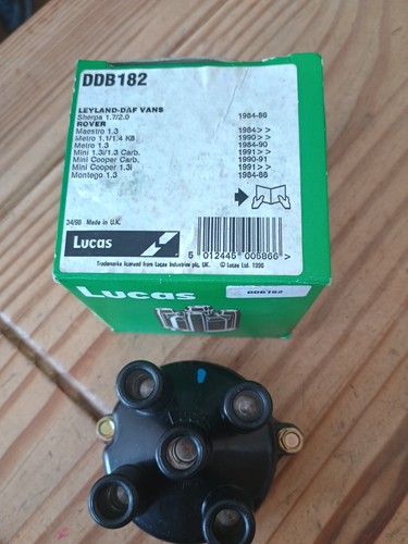 Lucas distributor cap ddb182 - distributor,