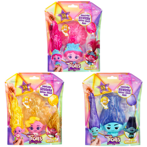 Trolls glitter filled hair - filled,