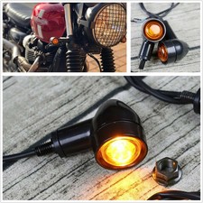 2 Pcs Motorcycle Amber LED