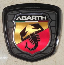 FIAT 500 ABARTH TAILGATE BADGE BLACK