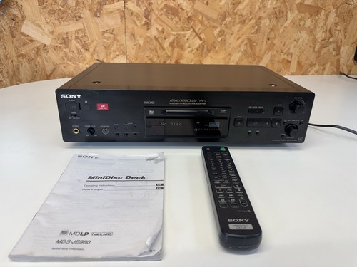 Sony mds jb980 minidisc - sony, qs