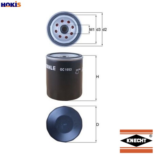 Oil filter 1053 for - filter,
