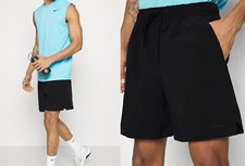 Nike Dri FIT Unlimited Mens Shorts DV9330 Black Woven Fitness Gym Sports Shorts