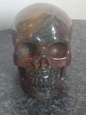 Large Agate Crystal Skull