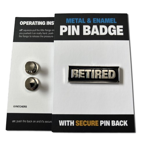 Silver metal black enamel - &,