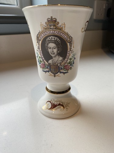 Queens silver jubilee goblet - silver,