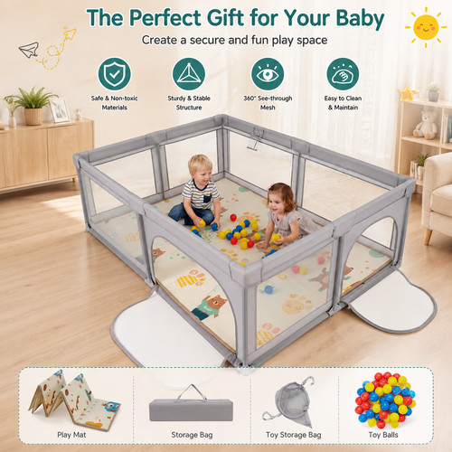 Baby playpen 180 150cm - baby,