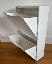 2 x WHITE IKEA TRONES SHOE