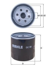 Oil Filter MAHLE Fits OPEL