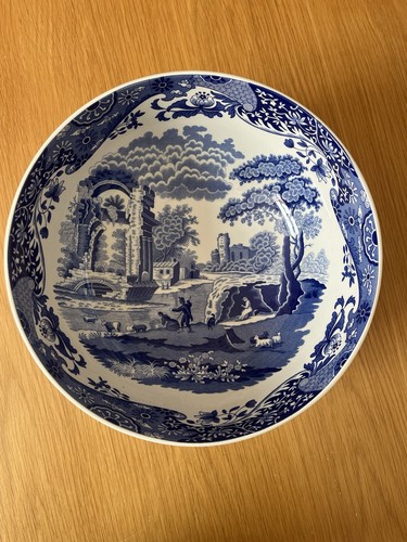 Spode blue italian pasta bowl - blue,