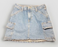 Girls Gap Jean Cargo Skirt